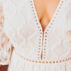 D & J Industries Angel Eyes Dress - Ivory Bridal