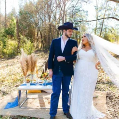 D & J Industries Bridal Shine Brighter Dress - White