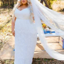 D & J Industries Bridal Shine Brighter Dress - White