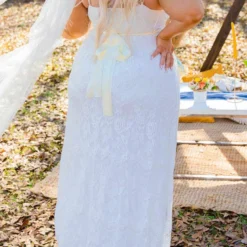 D & J Industries Bridal Shine Brighter Dress - White