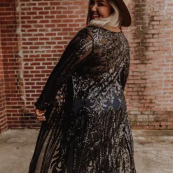 Dongguan Haohoo Clothing CO., Ltd Pre-Orders PREORDER The Royal Sequin Duster - Black