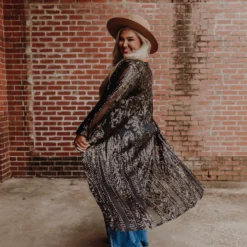 Dongguan Haohoo Clothing CO., Ltd Pre-Orders PREORDER The Royal Sequin Duster - Black