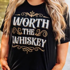 GTN Worth The Whiskey T-shirt New Arrivals