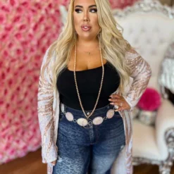 Dongguan Haohoo Clothing CO., Ltd PREORDER The Royal Sequin Duster - White And Gold Pre-Orders