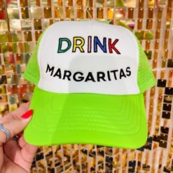 FayCo Drink Margaritas Lime Green Trucker Hat
