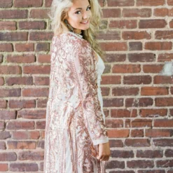 Dongguan Haohoo Clothing CO., Ltd Pre-Orders PREORDER The Royal Sequin Duster - Rose Gold