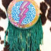 Southern Custom Designs Leopard Lightning Bolt Fringe Freshie