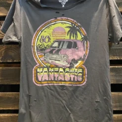 Country Deep 80s Vantastic Distressed Tee New Arrivals