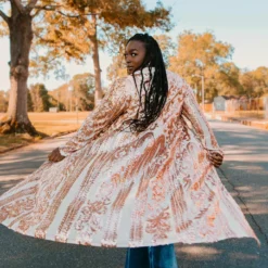 Dongguan Haohoo Clothing CO., Ltd Pre-Orders PREORDER The Royal Sequin Duster - Rose Gold