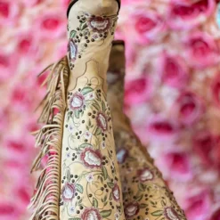 Lane Boots New Arrivals Wallflower Boho Fringe Boot By Lane - Shadow Bone