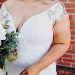 D & J Industries Adore You Dress - White