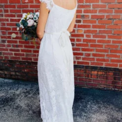 D & J Industries Adore You Dress - White