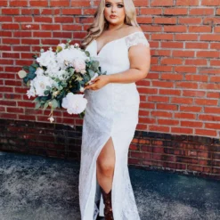 D & J Industries Adore You Dress - White