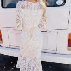 D & J Industries Always Be Mine Dress - White/Neutral 9 D & J Industries Always Be Mine Dress - White/Neutral