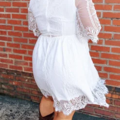 D & J Industries Sale! Anywhere With You Dress - White