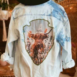 Raisin Arrows Arrowhead Highlander Denim Shirt