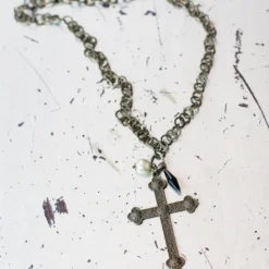 Wenzhou Luxe Import & Export Ava Grace Cross Necklace Accessories