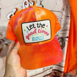 FayCo Accessories Let The Good Times Roll Trucker Hat