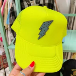 FayCo Accessories Neon Lightning Trucker Hat