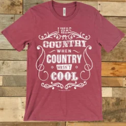 GTN I Was Country Tee Clothing