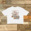 GTN I Wanna Be A Cowgirl Baby Crop Top T-shirt New Arrivals