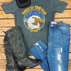 Country Deep Born In The USA Tee Tees 5 Country Deep Born In The USA Tee Tees