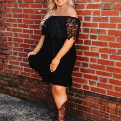 D & J Industries Bride Babes Dress - Black Sale!