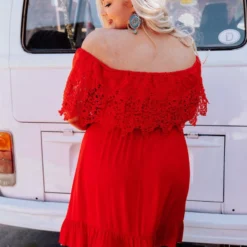 D & J Industries Clothing Bride Babes Dress - Red 6 D & J Industries Clothing Bride Babes Dress - Red