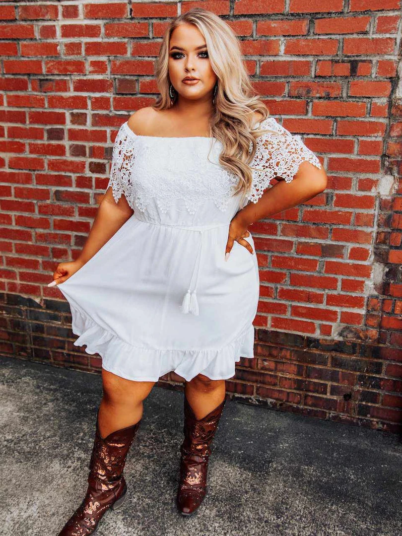 D & J Industries Bride Babes Dress - White Sale! 2 D & J Industries Bride Babes Dress - White Sale!