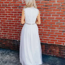 D & J Industries Call You Mine Dress - White