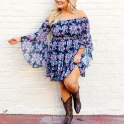 Southern Fried Chics Dresses Concert Ready — Floral Western Dress