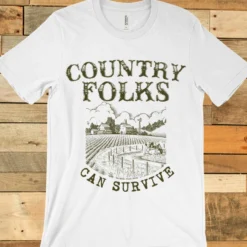GTN Country Folks Can Survive Tee