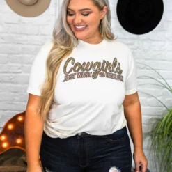 Bling-A-Gogo Tees Cowgirls Just Want To Have Fun Tee