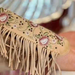 Lane Boots New Arrivals Wallflower Boho Fringe Boot By Lane - Shadow Bone