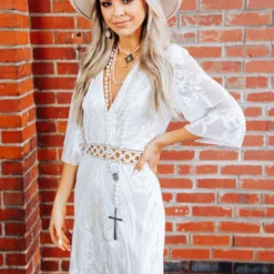 D & J Industries Dance With You Dress - White