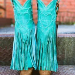 Lane Boots Dreamer Turquoise Fringe Boots By Lane