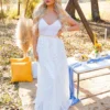 D & J Industries Dreaming Of Love — Western Wedding Dress In White Bridal