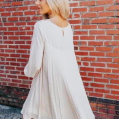 D & J Industries Sale! Every Little Thing Dress - Ivory