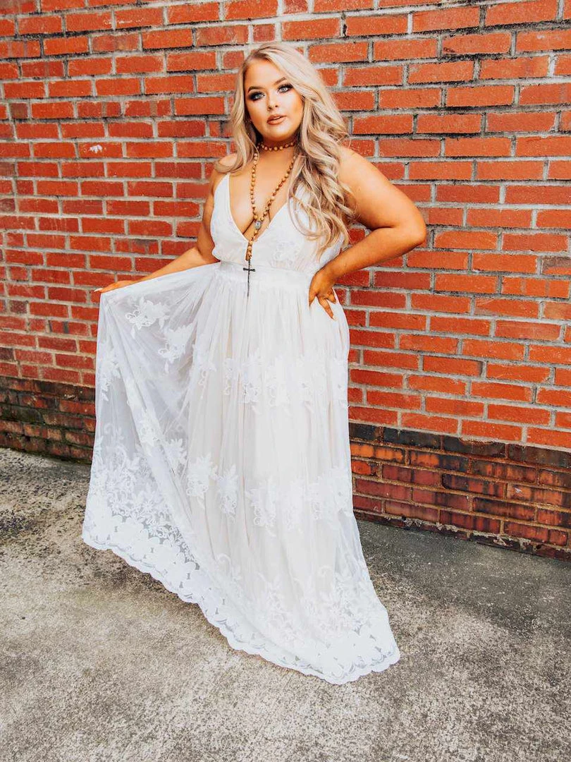 D & J Industries Feel Like A Lady Dress - Ivory 8 D & J Industries Feel Like A Lady Dress - Ivory