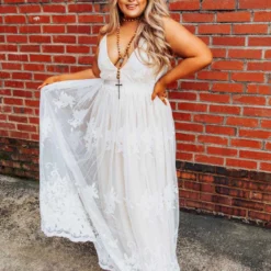 D & J Industries Feel Like A Lady Dress - Ivory 9 D & J Industries Feel Like A Lady Dress - Ivory