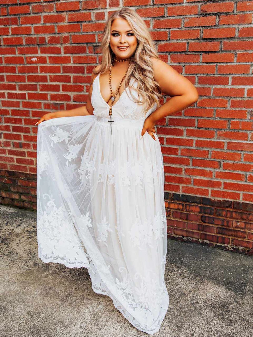 D & J Industries Feel Like A Lady Dress - Ivory 2 D & J Industries Feel Like A Lady Dress - Ivory