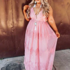 D & J Industries Sale! Feel Like A Lady Dress - Mauve