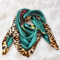 Rowdy Crowd Clothing Fiesty Floral Wild Rag - Emerald