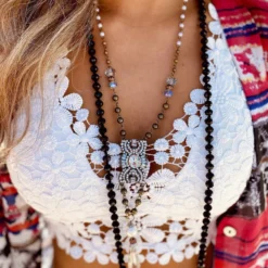 Southern Fried Chics Flirty Floral Bralette - White Bralettes