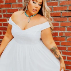 D & J Industries Friday Night Lights Dress - White