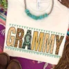Miss Mud Pie Grammy Tee - Cream