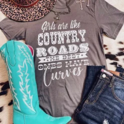 GTN Clothing Girls Are Like Country Roads Tee