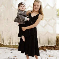 Dongguan Haohoo Clothing CO., Ltd Girls Southbound Dress - Black