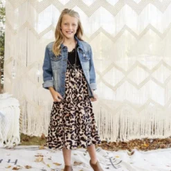 Dongguan Haohoo Clothing CO., Ltd Sale! Girls Southbound Dress - Black Top With Leopard Skirt 27 Dongguan Haohoo Clothing CO., Ltd Sale! Girls Southbound Dress - Black Top With Leopard Skirt