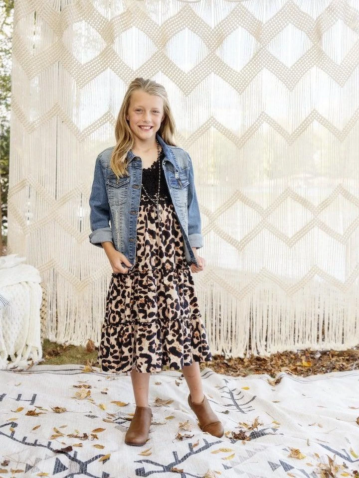 Dongguan Haohoo Clothing CO., Ltd Sale! Girls Southbound Dress - Black Top With Leopard Skirt 14 Dongguan Haohoo Clothing CO., Ltd Sale! Girls Southbound Dress - Black Top With Leopard Skirt